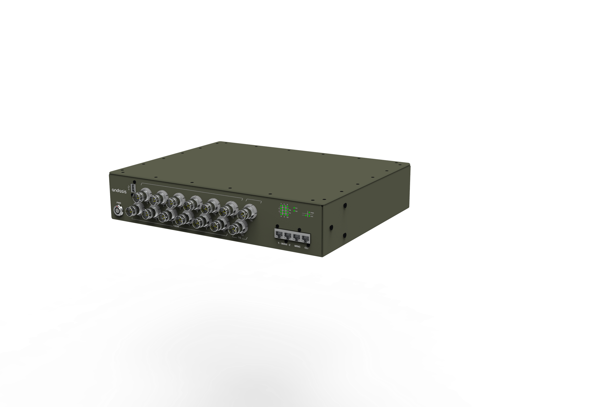 6 ports (4GE+2SFP) L3 IP65 Rugged Router